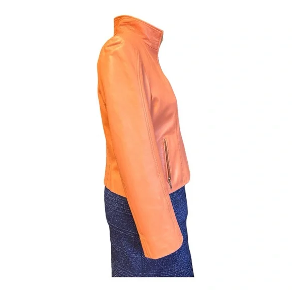 Dominique Leather Jacket - Picture 4 of 12